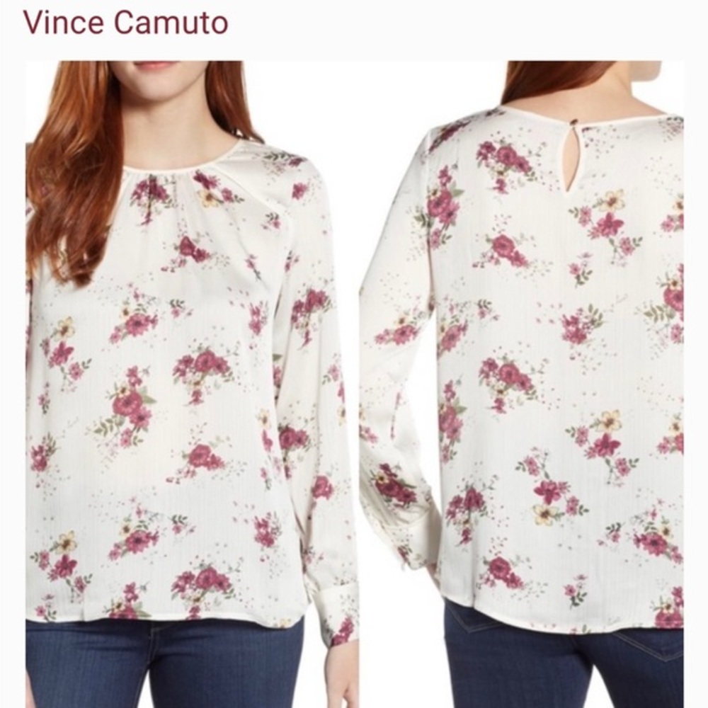 Beautiful silky Vince Camuto dressy top